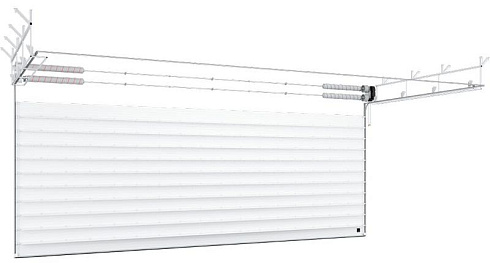 Промышленные секционные ворота Doorhan серии ISD03ALU (7700x3200) Промышленные секционные ворота Doorhan серии ISD03ALU (7700x3200)